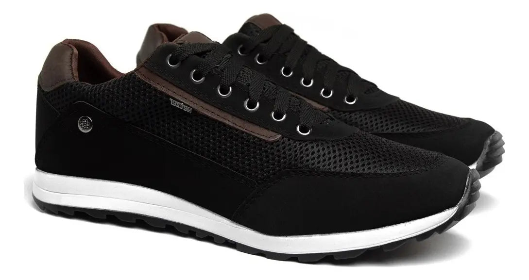 Kit Tênis Masculino Leve Jogging Jogger Original + Brindes