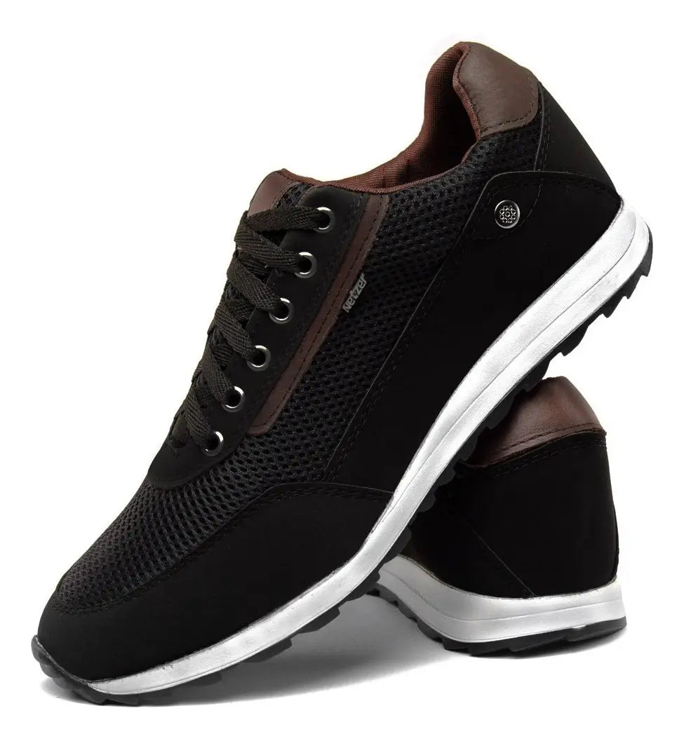 Kit Tênis Masculino Leve Jogging Jogger Original + Brindes