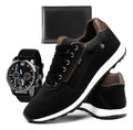 Kit Tênis Masculino Leve Jogging Jogger Original + Brindes