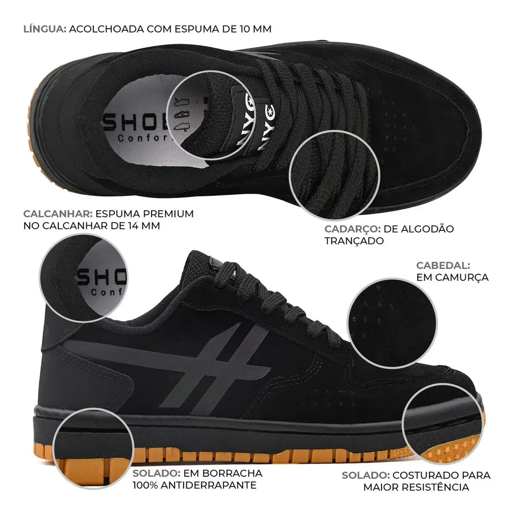 Tenis Masculino Original Skate Nyc Shoes Moda Skatista